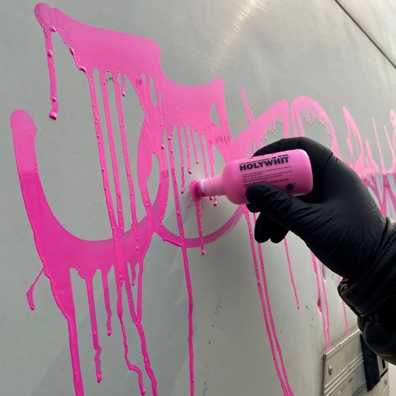 Midsole Marker Paint - 50ML/12MM Graffiti Flowปากกามันรอบหัวภาพวาดปากกาลายเซ็นกันน้ําและทนแสงเติมหมึกสีปากกา