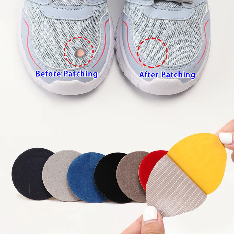 Sneaker Care Kit - ซ่อมรองเท้าผ้าใบ แพทช์ป้องกันการสึกหรอ สติ๊กเกอร์รองเท้า ตัวป้องกันส้นเท้า แพทช์กาว ซ่อมแซมผลิตภัณฑ์เครื่องมือดูแลเท้า