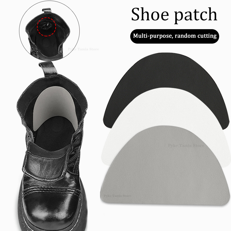Sneaker Care Kit - แผ่นแปะซ่อมรองเท้าขนาดใหญ่ 4 ชิ้น สำหรับรองเท้าผ้าใบ รองเท้าบูท ป้องกันส้นรองเท้าสึกหรอ
