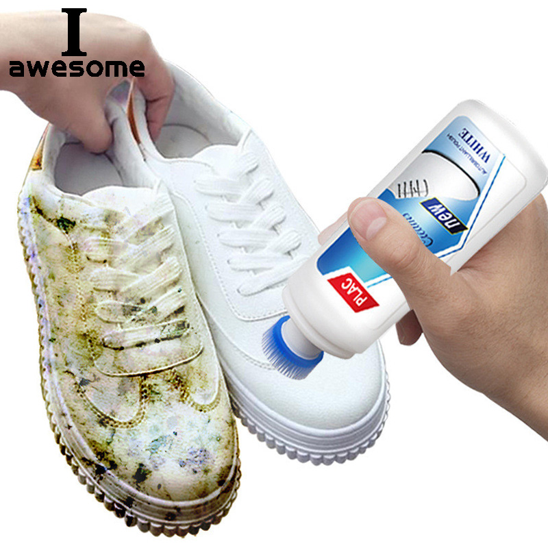Sneaker Care Kit - Iawesome สีขาวรองเท้าทําความสะอาดภาษาโปลิชคําเครื่องมือทําความสะอาดสําหรับรองเท้าหนังลําลองรองเท้าผ้าใบรองเท้าแปรงฟองน้ําอุปกรณ์ Magic Refreshed