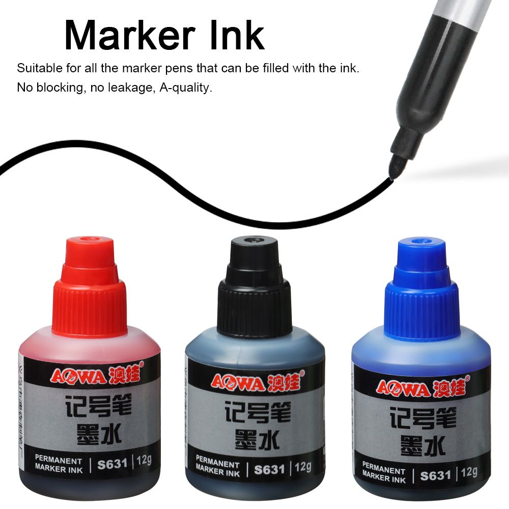 12Ml สีสีดำสีฟ้าสีแดงปากกาปากก - Midsole Marker Paint บทวิจารณ์และราคา