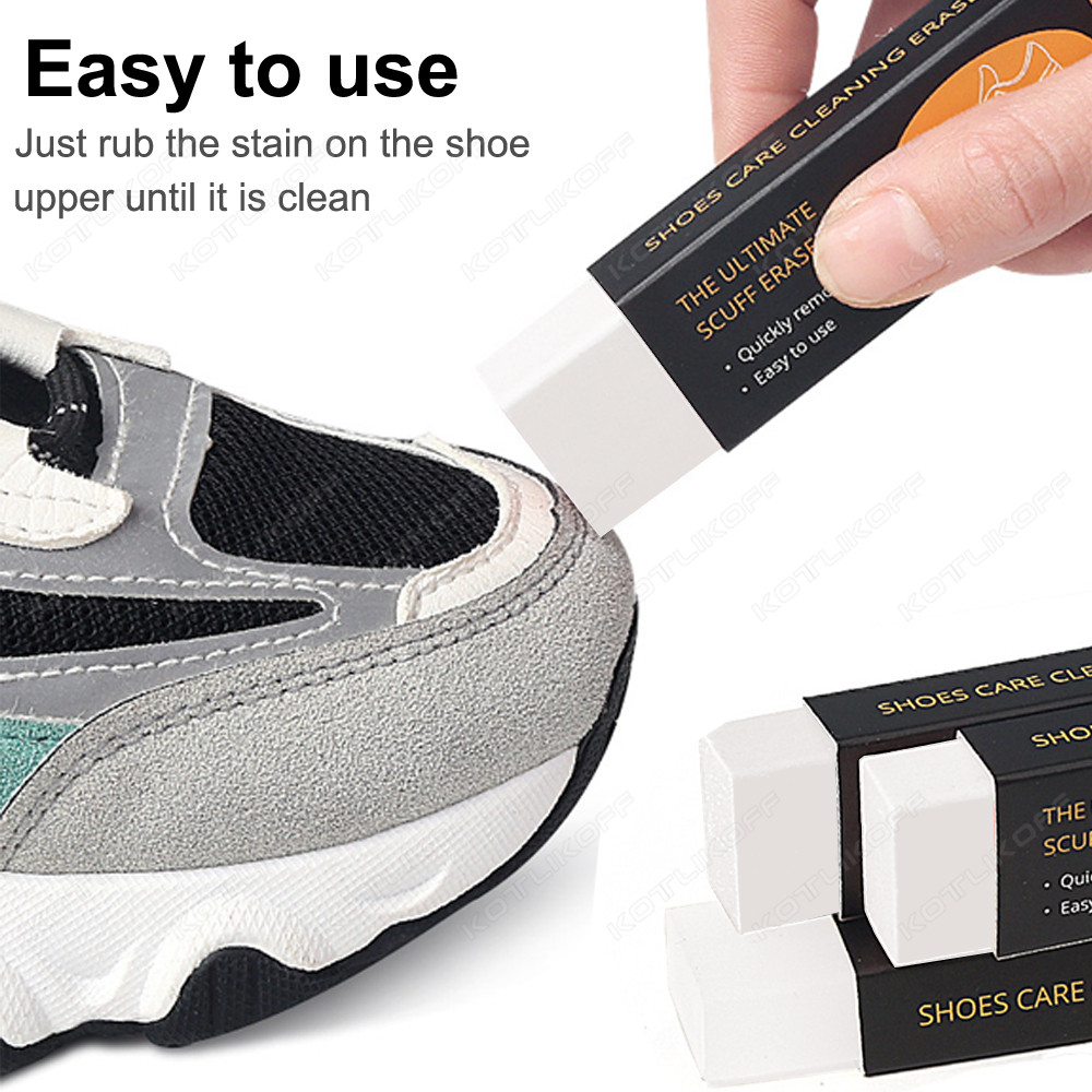 ยางลบรองเท้าแปรงยางบล็อก Super - Sneaker Care For Suede บทวิจารณ์และราคา