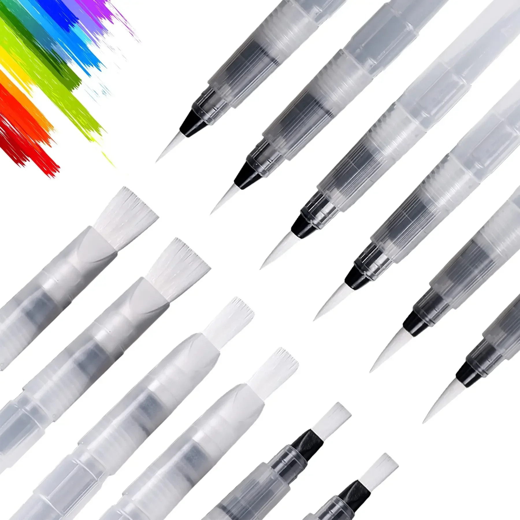 3/6 ชิ้นสีน้ําชุดปากกาแปรง, สี - Midsole Marker Paint บทวิจารณ์และราคา