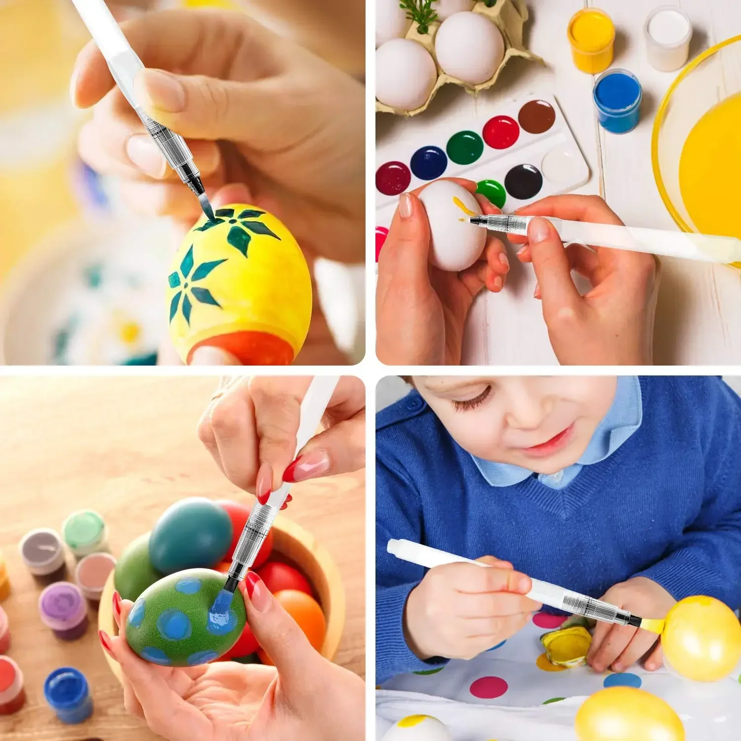 3/6 ชิ้นสีน้ําชุดปากกาแปรง, สี - Midsole Marker Paint บทวิจารณ์และราคา